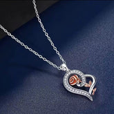 Chic Rose Love Silver Necklace