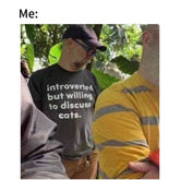 Introverted But Willing To Discuss Cats Graphic Tee