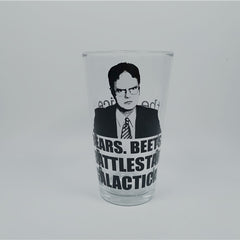 The Office Glass Water Cup