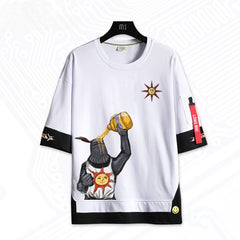 Men's Game Graphic Print Loose T-Shirt