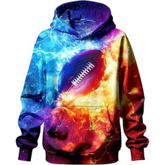 Starry Sky Painted 3D Print Graffiti Hoodie
