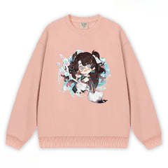 Casual Cute Game Crew Neck Sweatshirt