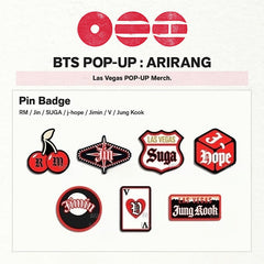 BANGTAN "ARIRANG" Tour Acrylic Brooch Clip