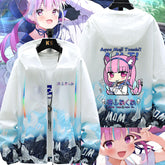 Vtuber Graphic Print Sunscreen Thin Jacket