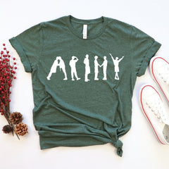 Unisex KPOP Print Army Crew Neck T-Shirt