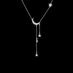 Moon and Stars Necklace