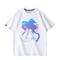 Trendy Anime Graphic Short-sleeved Summer T-shirt