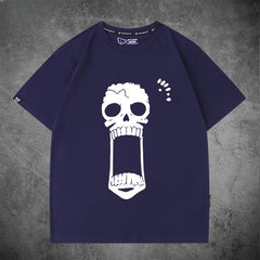 Unisex Anime Logo Cotton Short Sleeve T-Shirt