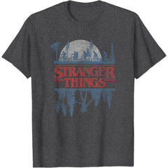 ST Blue Gradient Shadow Upside Down Logo T-Shirt