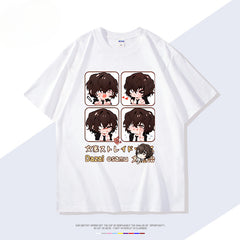 Trendy Anime Pattern Short-sleeved T-shirt