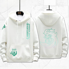 Unisex Game Venti Printed Loose Hoodie