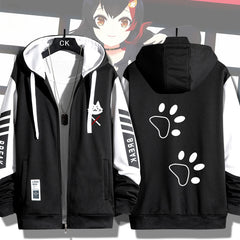 Trendy Vtuber Anime Zipper Cardigan Hoodie