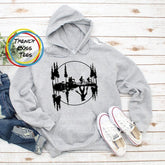 Bicycle Through the Upside Down Unisex Hoodie