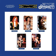 KPOP "SPAGHETTI" Album Photocards