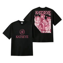 KATSEYE Poster Printed T-shirt Top