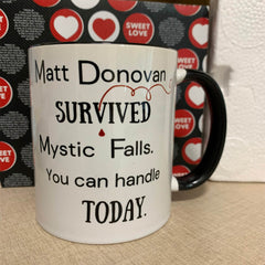 Matt Donovan Survived Mug