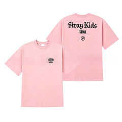 SKZ Seoul Printed Short-sleeved T-shirt