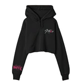Chic Girls Kpop MANIAC Black Cropped Hoodie