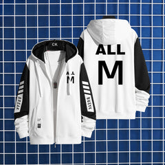 Unisex Shoto Anime Print Zipper Hoodie