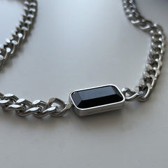 Punk Style Kpop Titanium Steel Necklace