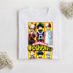 Deku Bakugo Todoroki Portraits T-Shirt Top