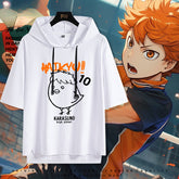 Karasuno High Hinata Hooded T-Shirt