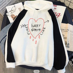 Unisex Casual Color Block Hoodie