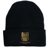 Versatile Anime Print Elastic Knitted Hat