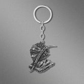 Cool Curved Sword Talisman Cos Keychain Pendant