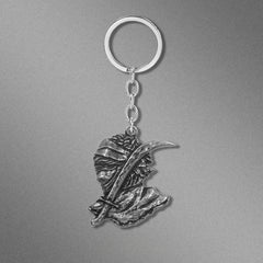 Cool Curved Sword Talisman Cos Keychain Pendant