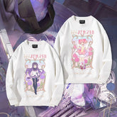 Cute Girls' Anime Crew Neck Sweatshirt