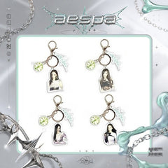 AE LOGO Acrylic Pendant Keychain
