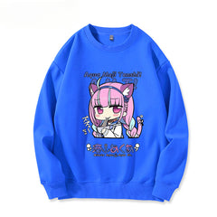 Women's Vtuber Anime Crew Neck Sweatshirt