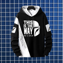 Men's Mandalorian Print Hooded Jacket