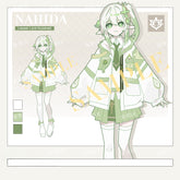 Casual Game Nahida Cosplay Coat Skirt Set