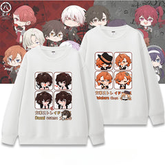 Unisex Anime Crew Neck Cotton Sweatshirt