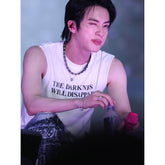 Jin Same Letter Sleeveless Vest Top