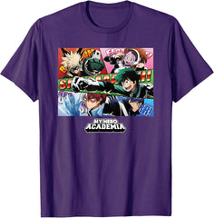 Midoriya Bakugo Uraraka Group Anime T-Shirt