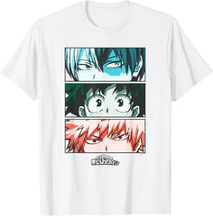Todoroki Deku Bakugo Eyes Anime T-Shirt