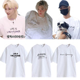 Felix Round Neck Letter Printed Short-sleeved T-shirt