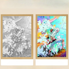 Creative Anime Luminous Painting Ornament