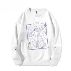 Unisex Anime Graphic Crew Neck Sweatshirt