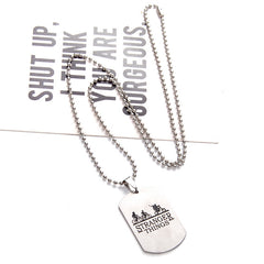 TV LOGO Dog Tag Necklace