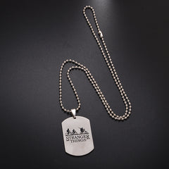TV LOGO Dog Tag Necklace