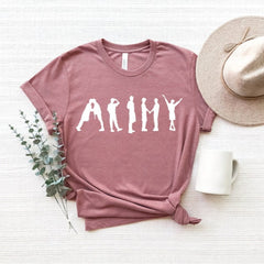 Unisex KPOP Print Army Crew Neck T-Shirt