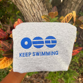 Keep Swimming Embroidered Crewneck Sweatshirt
