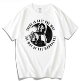 Unisex Mandalorian Graphic Cotton Loose T-Shirt
