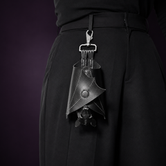 Leather Bat Coin Purse