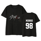 Trendy Kpop Loose Crew Neck T-Shirt