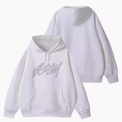 KPOP Letter Printed Pullover Hoodie